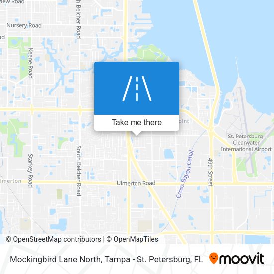 Mapa de Mockingbird Lane North