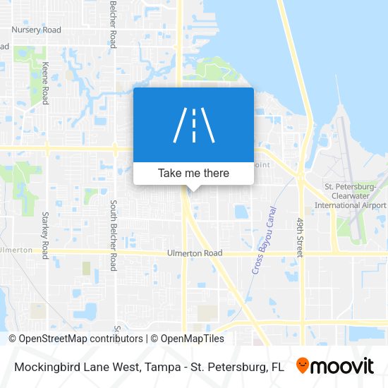 Mapa de Mockingbird Lane West