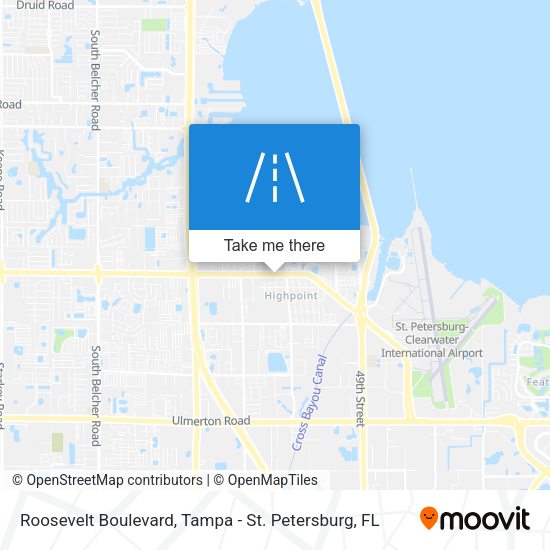 Mapa de Roosevelt Boulevard