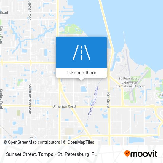 Sunset Street map