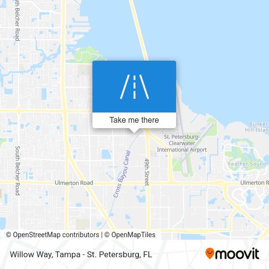 Willow Way map