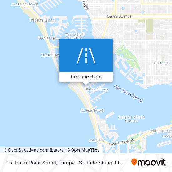 Mapa de 1st Palm Point Street