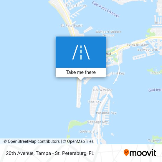 20th Avenue map