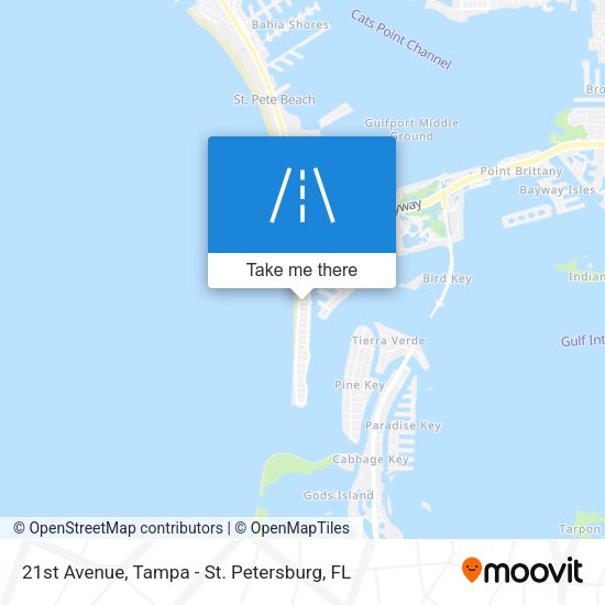 21st Avenue map