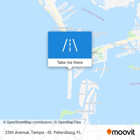 Mapa de 25th Avenue