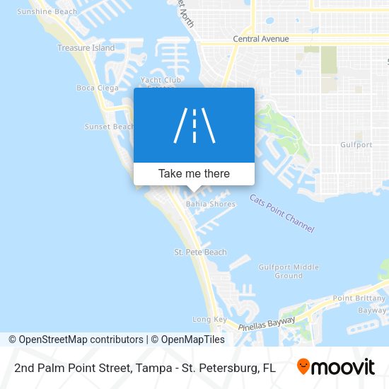 2nd Palm Point Street map