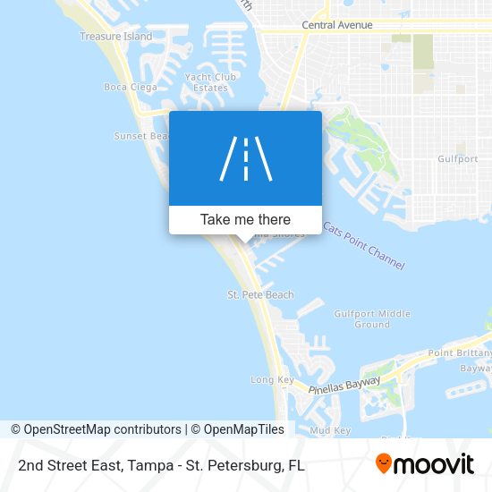 2nd Street East map