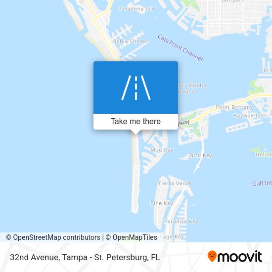 32nd Avenue map