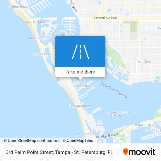 3rd Palm Point Street map