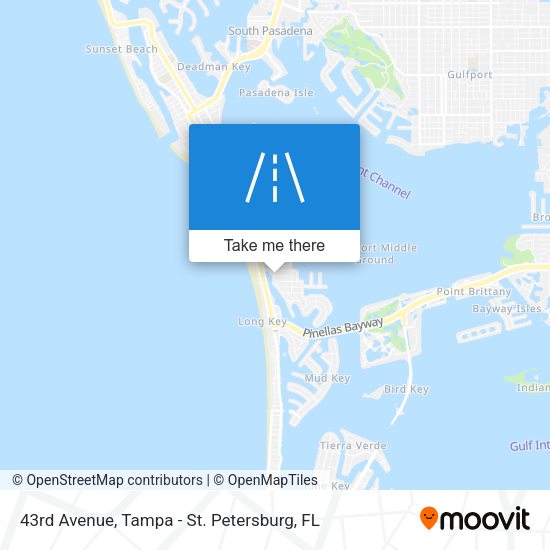43rd Avenue map