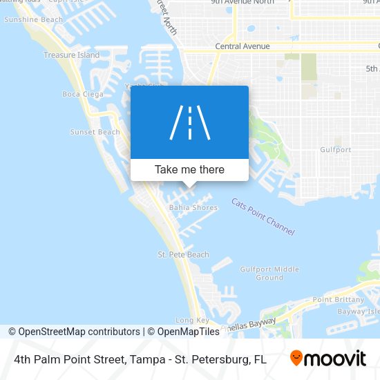 4th Palm Point Street map