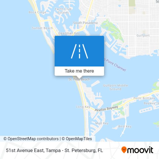 51st Avenue East map