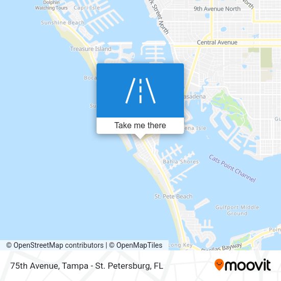 75th Avenue map