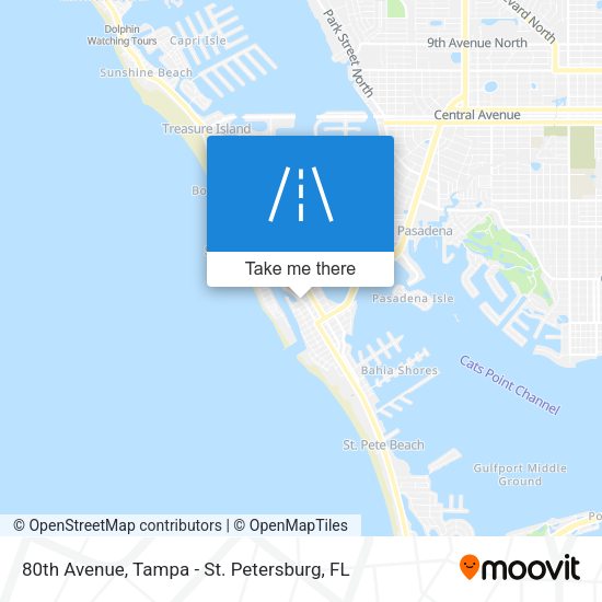 Mapa de 80th Avenue