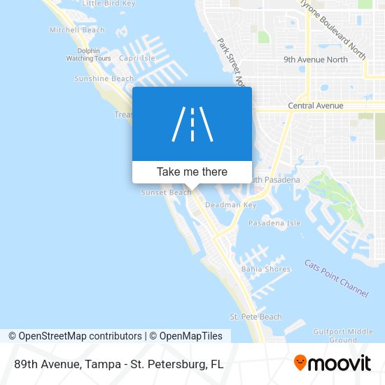 89th Avenue map