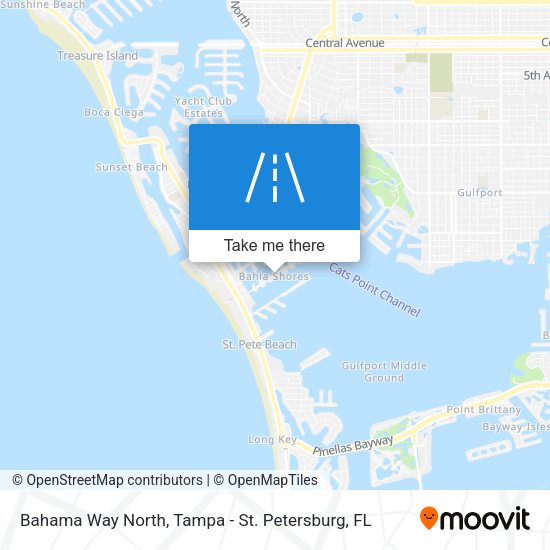 Mapa de Bahama Way North