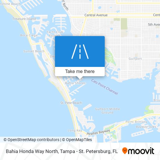 Mapa de Bahia Honda Way North