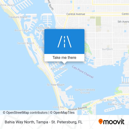 Mapa de Bahia Way North