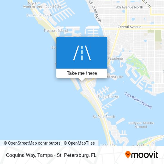 Coquina Way map