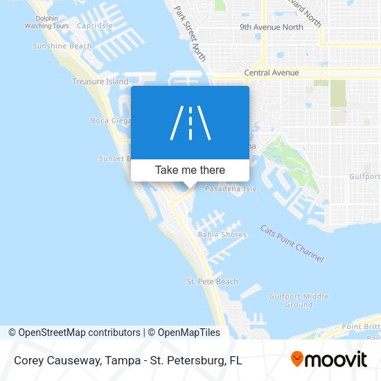 Mapa de Corey Causeway