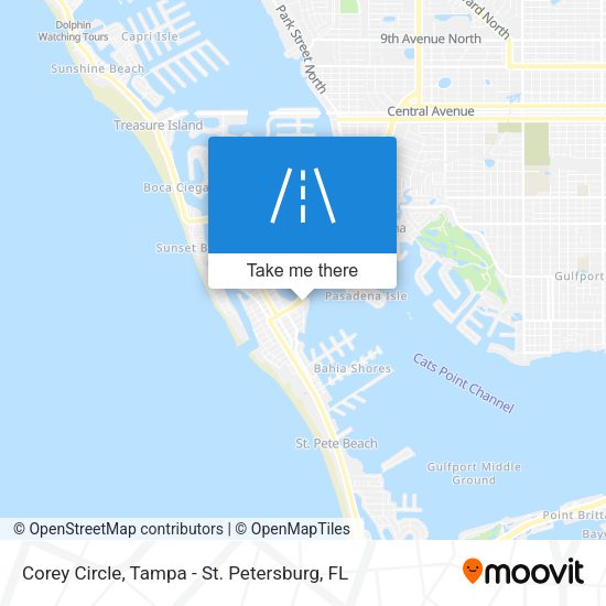 Corey Circle map