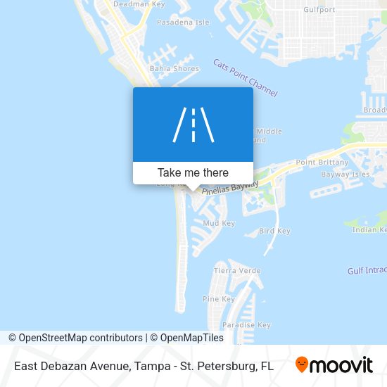East Debazan Avenue map