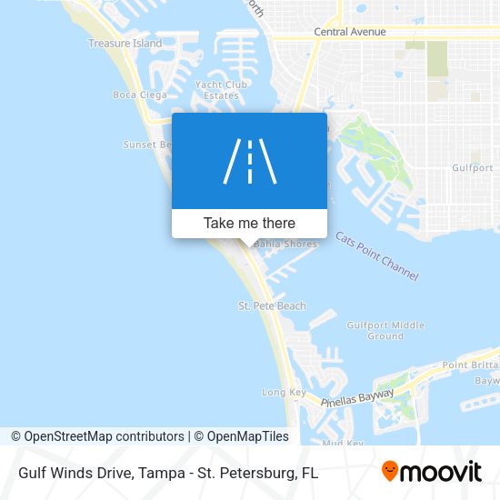 Mapa de Gulf Winds Drive