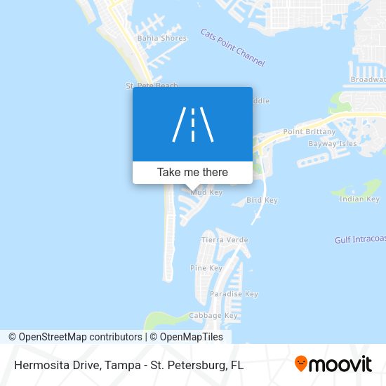 Mapa de Hermosita Drive