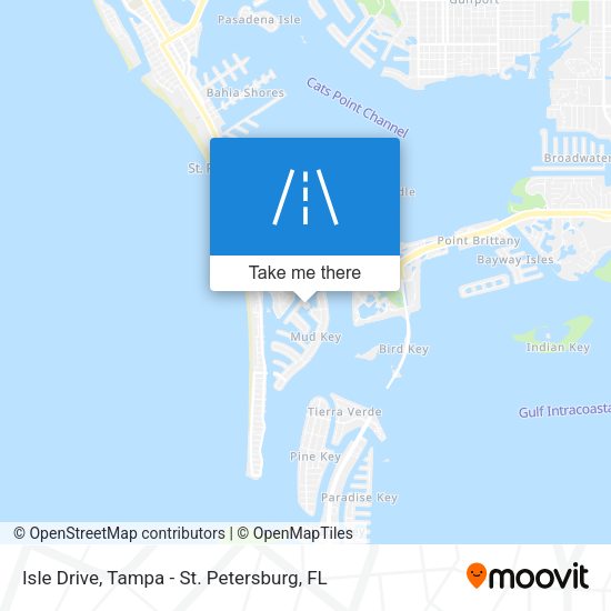 Isle Drive map