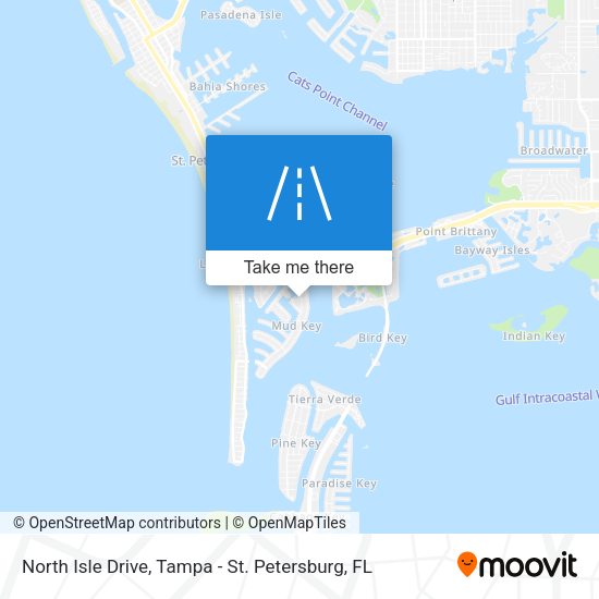 North Isle Drive map