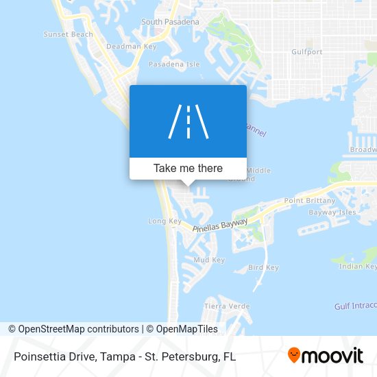 Mapa de Poinsettia Drive
