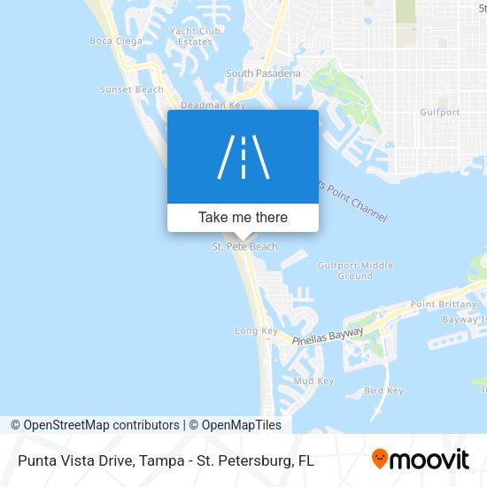 Punta Vista Drive map