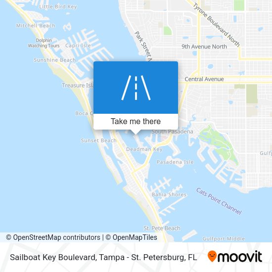Sailboat Key Boulevard map