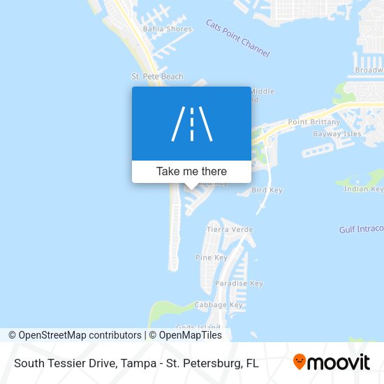 Mapa de South Tessier Drive