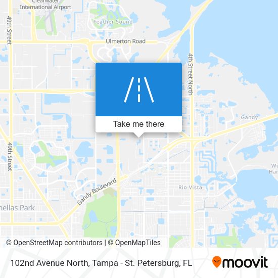 102nd Avenue North map