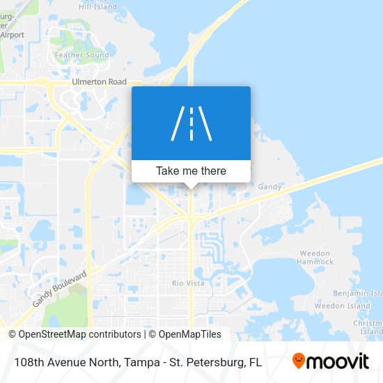 108th Avenue North map