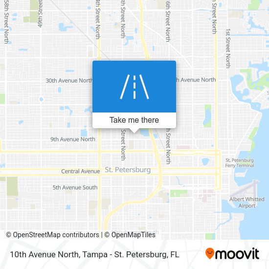 Mapa de 10th Avenue North