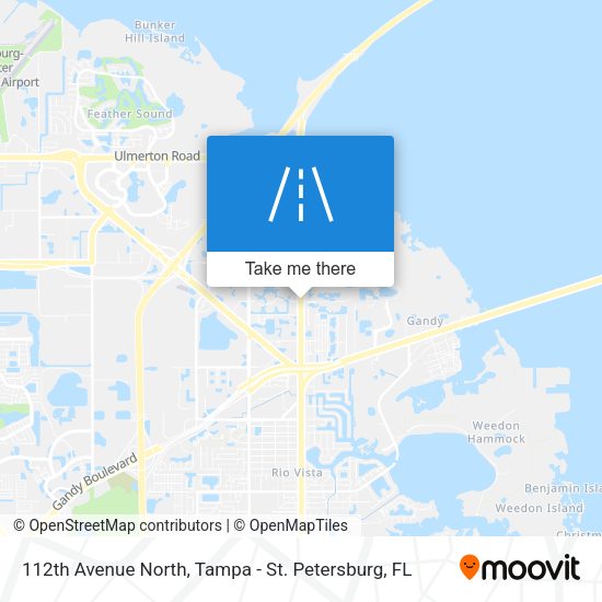 112th Avenue North map