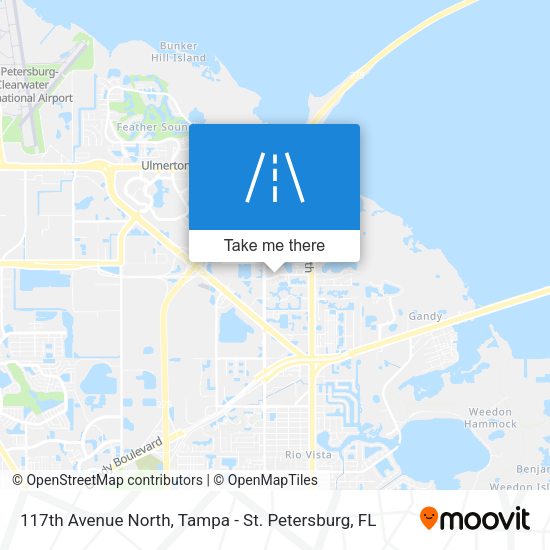 117th Avenue North map