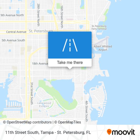 Mapa de 11th Street South