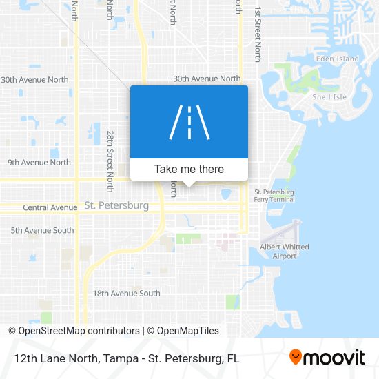 12th Lane North map