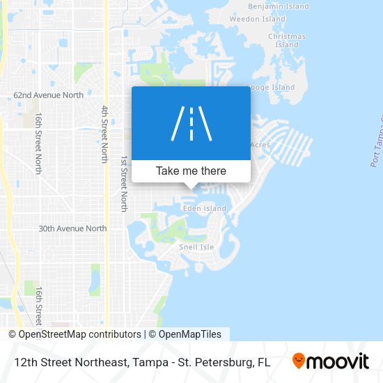 Mapa de 12th Street Northeast