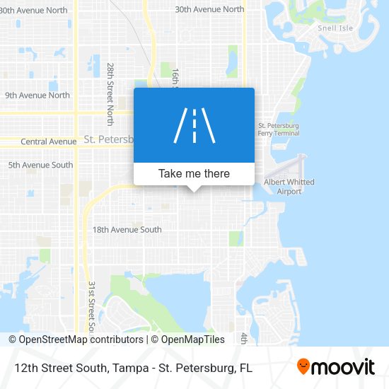 12th Street South map