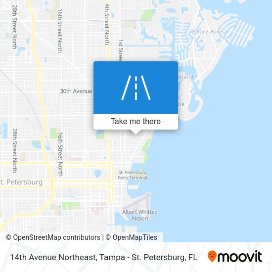 14th Avenue Northeast map