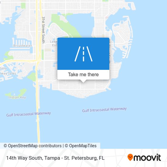 14th Way South map