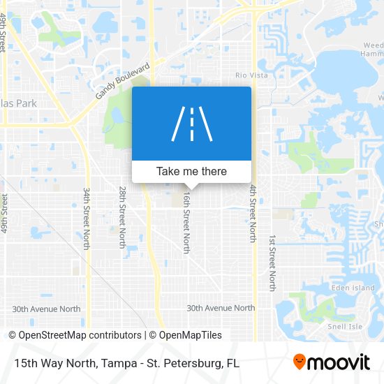 15th Way North map