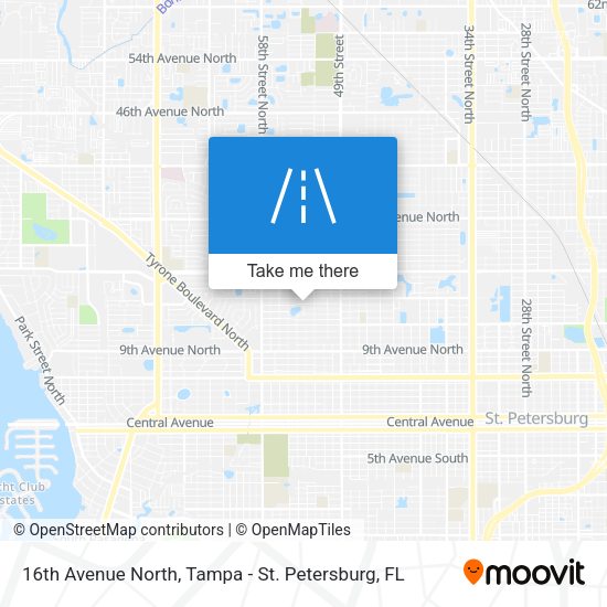 Mapa de 16th Avenue North