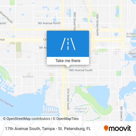 Mapa de 17th Avenue South