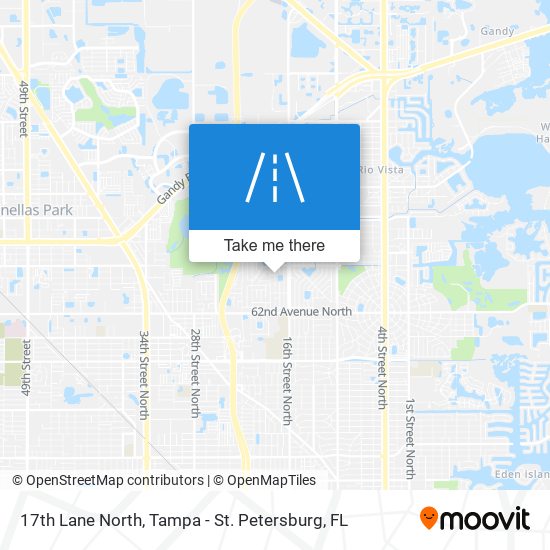 17th Lane North map