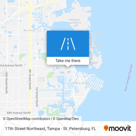 17th Street Northeast map